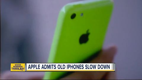 Apple admits to deliberately slowing down old iPhones