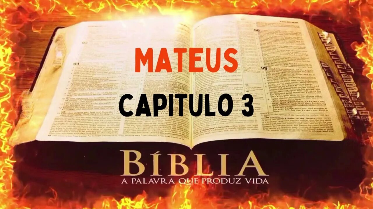 Bíblia Sagrada Mateus CAP 3