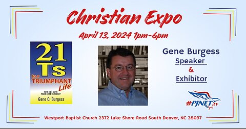 #PJNET.tv Christian Expo | Denver, NC | Gene Burgess