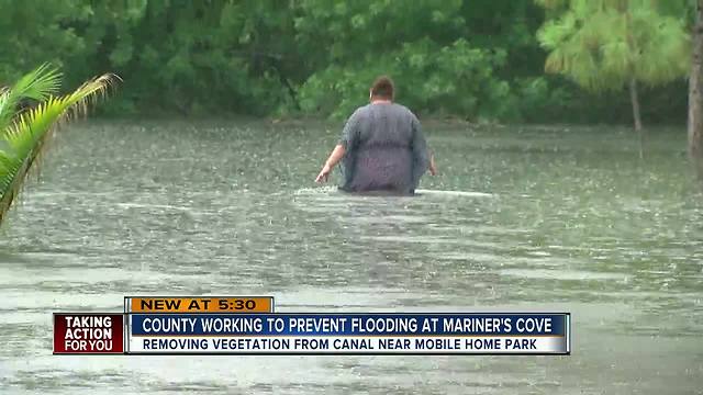 Mobile home park prone to flooding hopes changes will help this rainy season