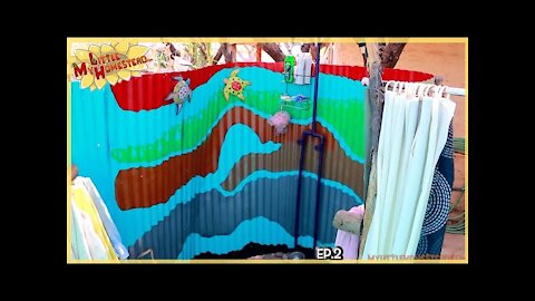 Foundation Stall & Outdoor Shower Walk-Thru | Shae's Earthbag Bedroom | Weekly Peek Ep96