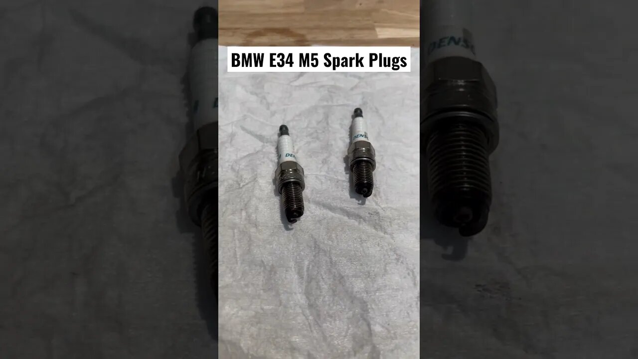 BMW E34 M5 Spark Plugs #bmw #automobile #mechanic #bmwengine #carmechanic #bmwm5 # #bmwe34 #diy