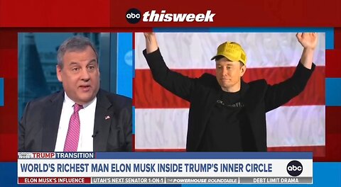 Chris Christie Claims Musk Is Around Trump So People Will Cheer Him