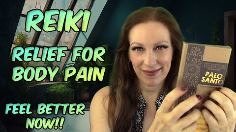 Reiki For Pain Relief✨Palo Santo & Energy Cleanse WTransmutation😄Crystals & Relaxing Handpan