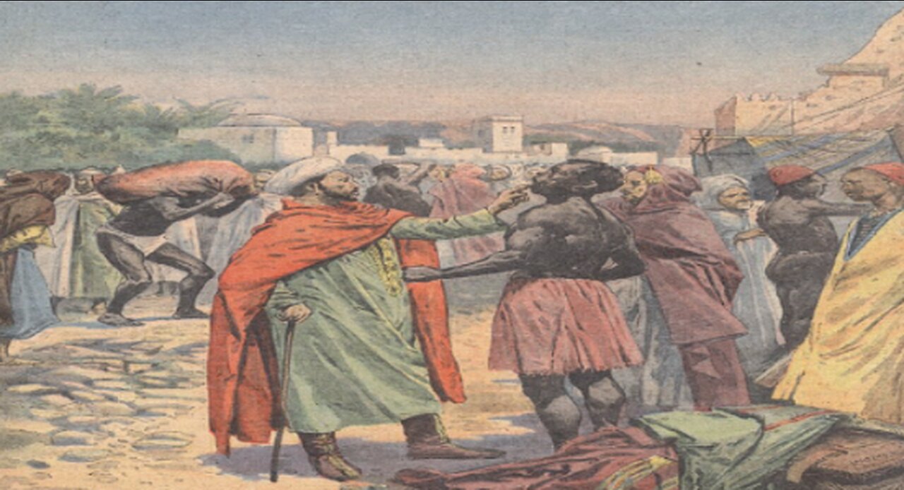 Transatlantic Slavery....How about the Trans-Saharan Slavery🤔💀☠