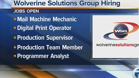 Wolverine Solutions Group looking to fill several positions