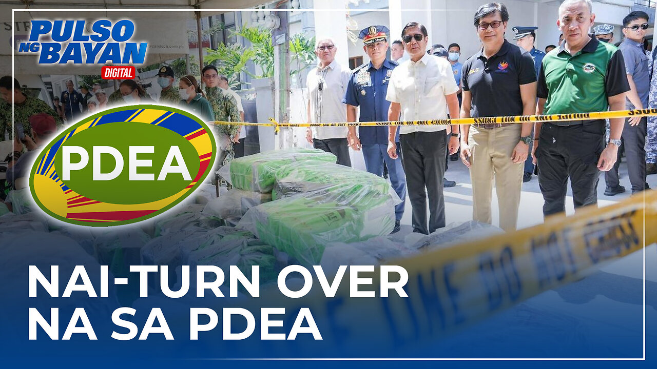 P9.6-B halaga ng iligal na dr*ga na nasabat sa Batangas, nai-turn over na sa PDEA