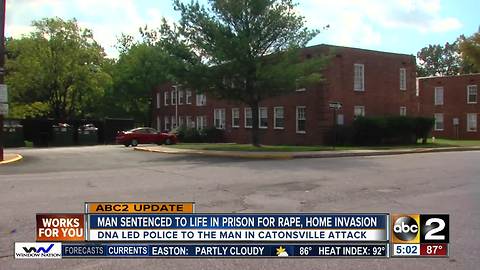 Man sentenced for rape and home invasion in Catonsville