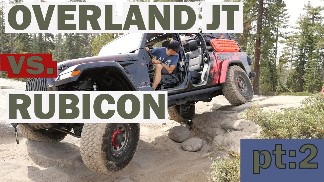 MR & MRS OVERLANDER VS LITEBRITE TAKE ON THE RUBICON TRAIL pt:2