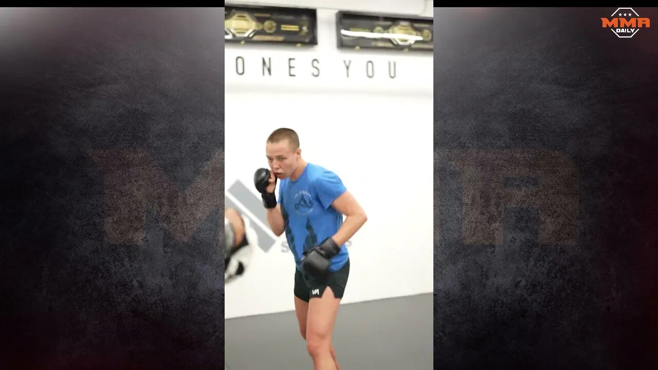 Rose Namajunas Getting her kicks ready for UFC 268