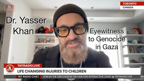 Dr. Yasser Khan with Basil Valentine Eyewitness to Gaza Genocide 17 February, 2024