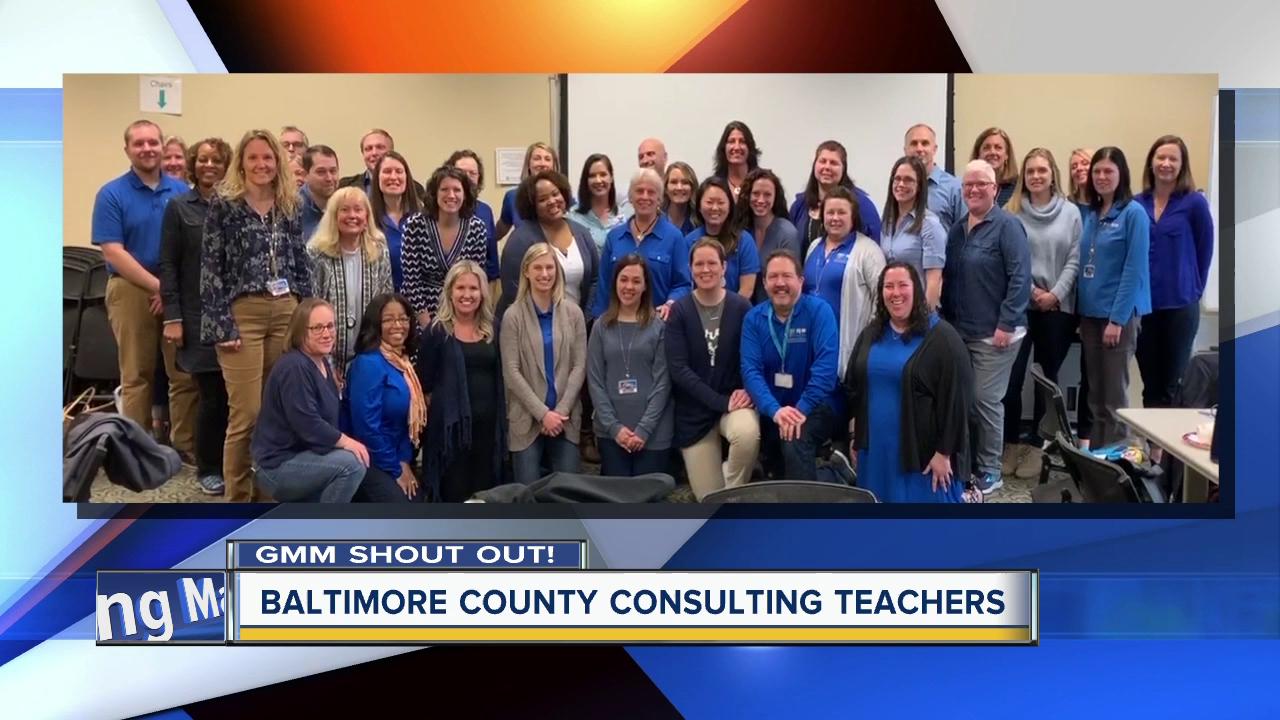 Good morning from Baltimore County's Consulting Teachers!