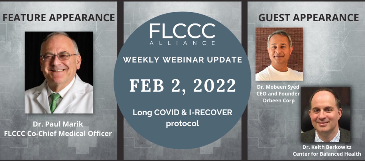 FLCCC Weekly Update Feb. 2: Long COVID & iRecover Protocol