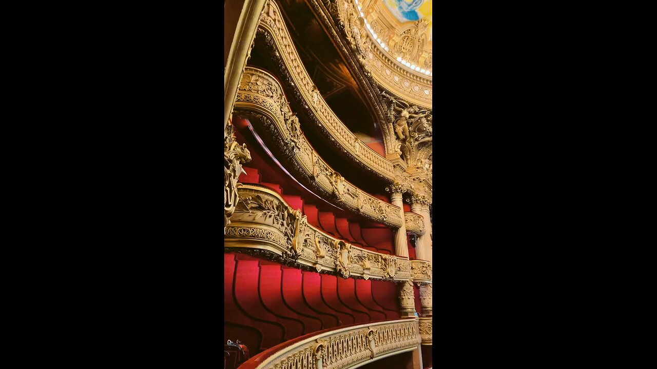 Visiting palais garnier in Paris