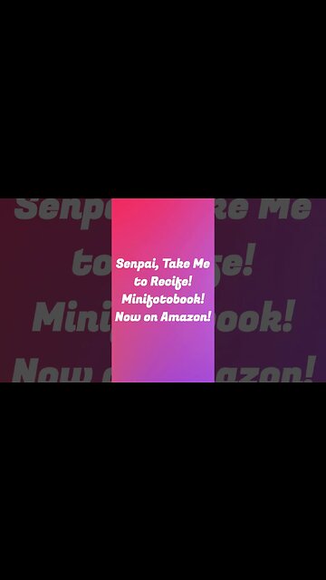 Senpai, Take Me to Recife!