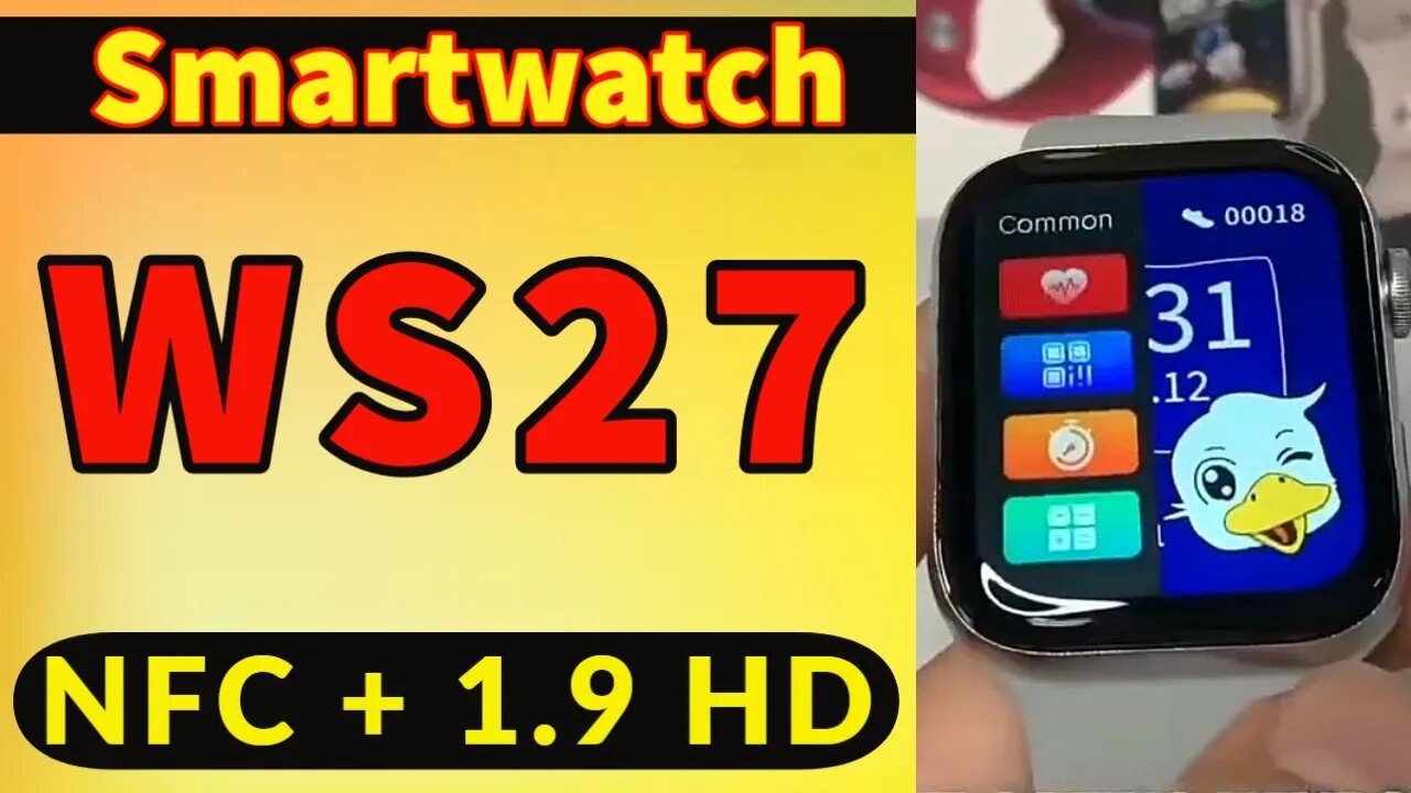 Smartwatch WS27 vs D1 Max DT 7 MAX S7 MAX W27 MAX