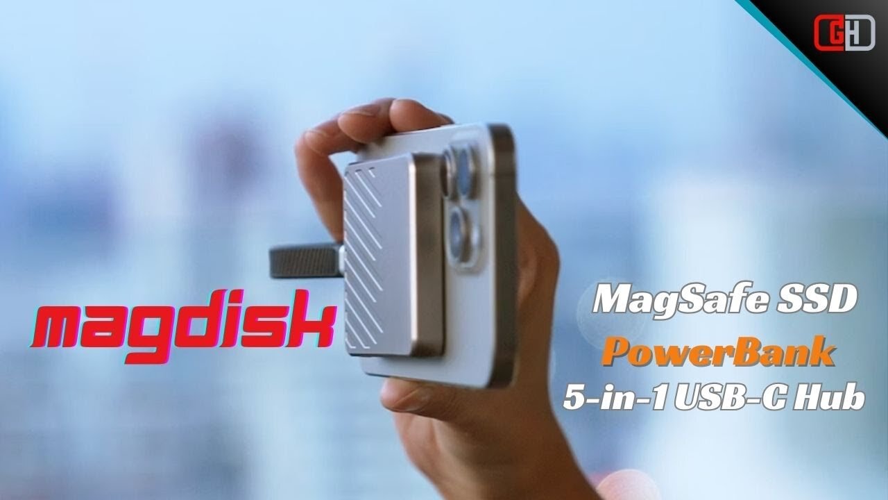 MagDisk - MagSafe SSD | PowerBank | 5-in-1 USB-C Hub