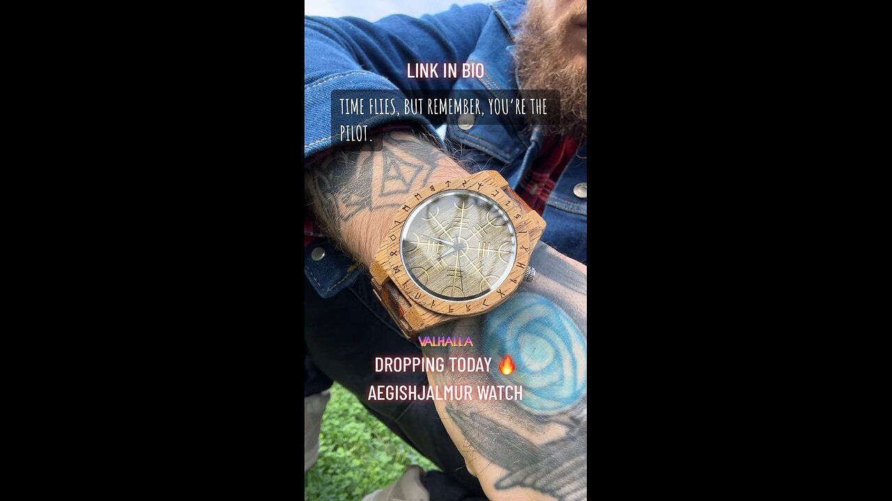 🔥 WOODEN WATCH