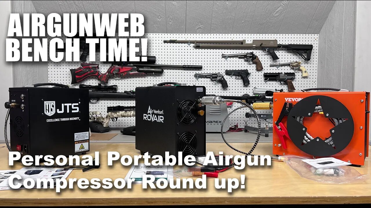 Personal Airgun Compressor Round up - Vevor, JTS, RovAir - How do they compare?