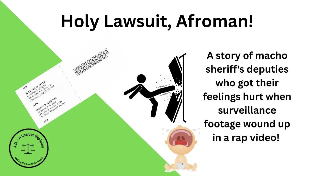 Holy Lawsuit, Afroman! (as in..Wholly Without Merit!)