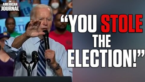 WATCH: Biden Heckled During Incoherent Rambling Speech