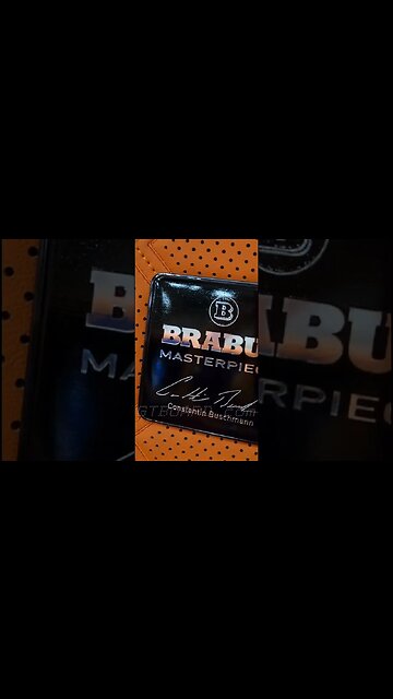 Welcome to Brabus Masterpiece interiour Hermes Birkin inspired Brabus 800 Mercedes G63 at Daytona