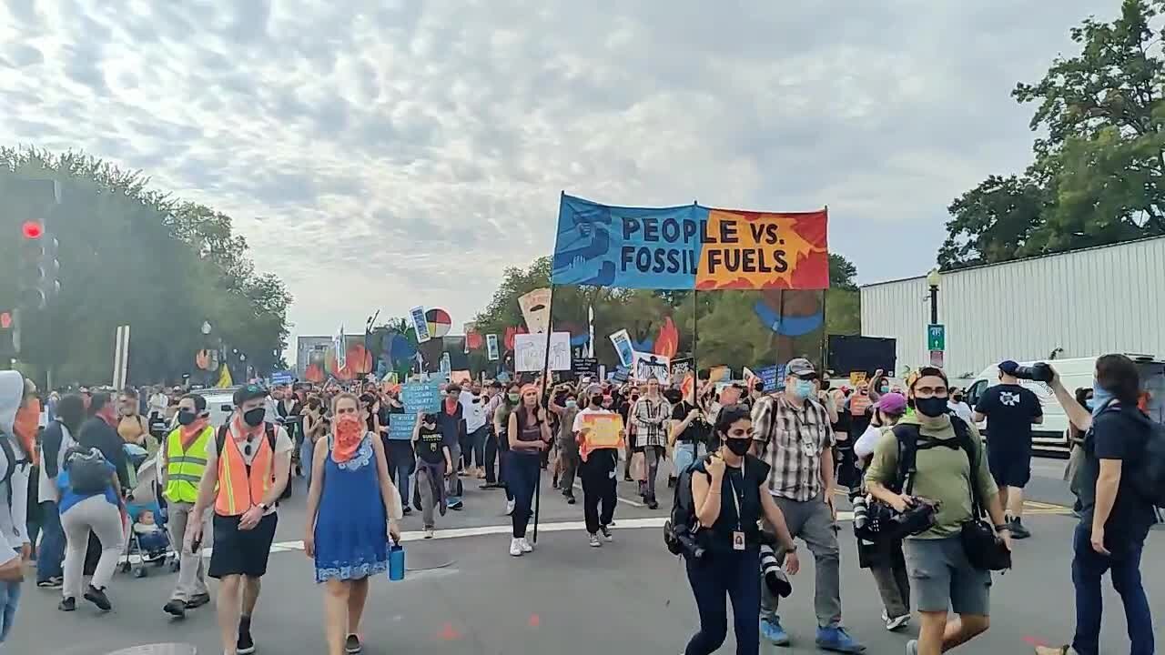 Washington DC live 10.15.2021 Day 5 of the Indigenous Protest to Stop Line 3