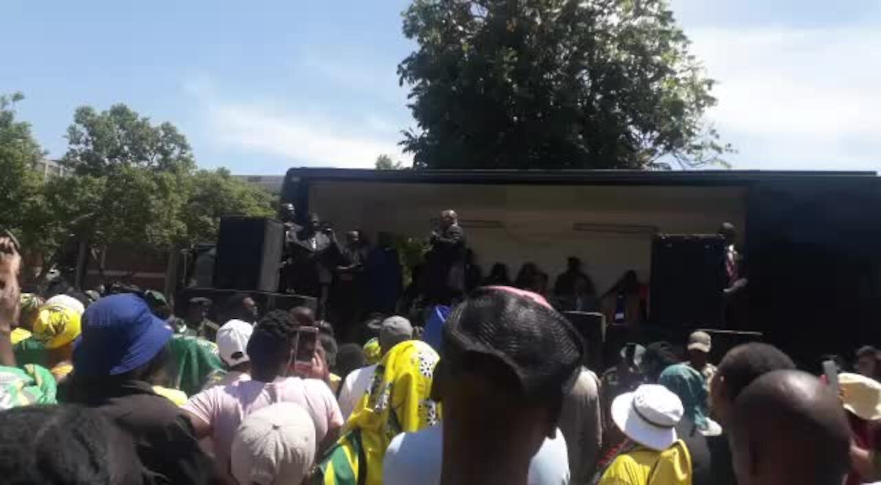 SOUTH AFRICA - Durban - Jacob Zuma addresses his supporters (Videos) (7ib)