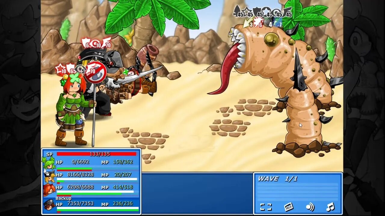 Epic Battle Fantasy 4 (PC) - Epic Mode - Part 17: Sandworm Miniboss Fight (All Challenges On)