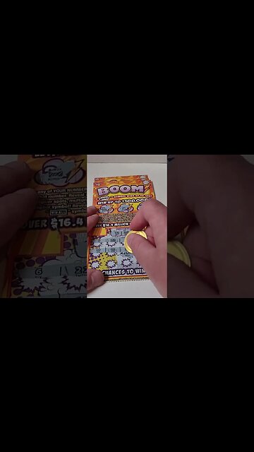 BOOM Scratch Off Lottery Tickets! #lottery