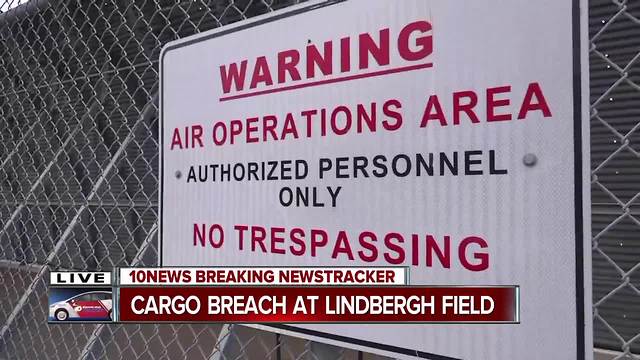 Man arrested in breach at Lindbergh Field cargo area