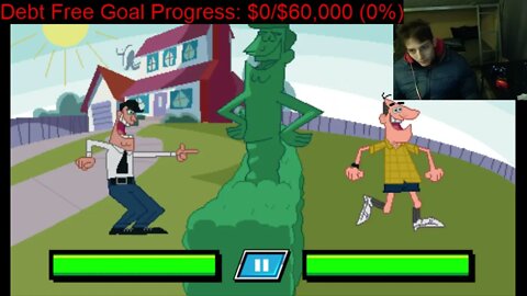 Nickelodeon Nick's Not So Ultimate Boss Battles Match #4 With Commentary - Dinkleberg VS Timmy's Dad