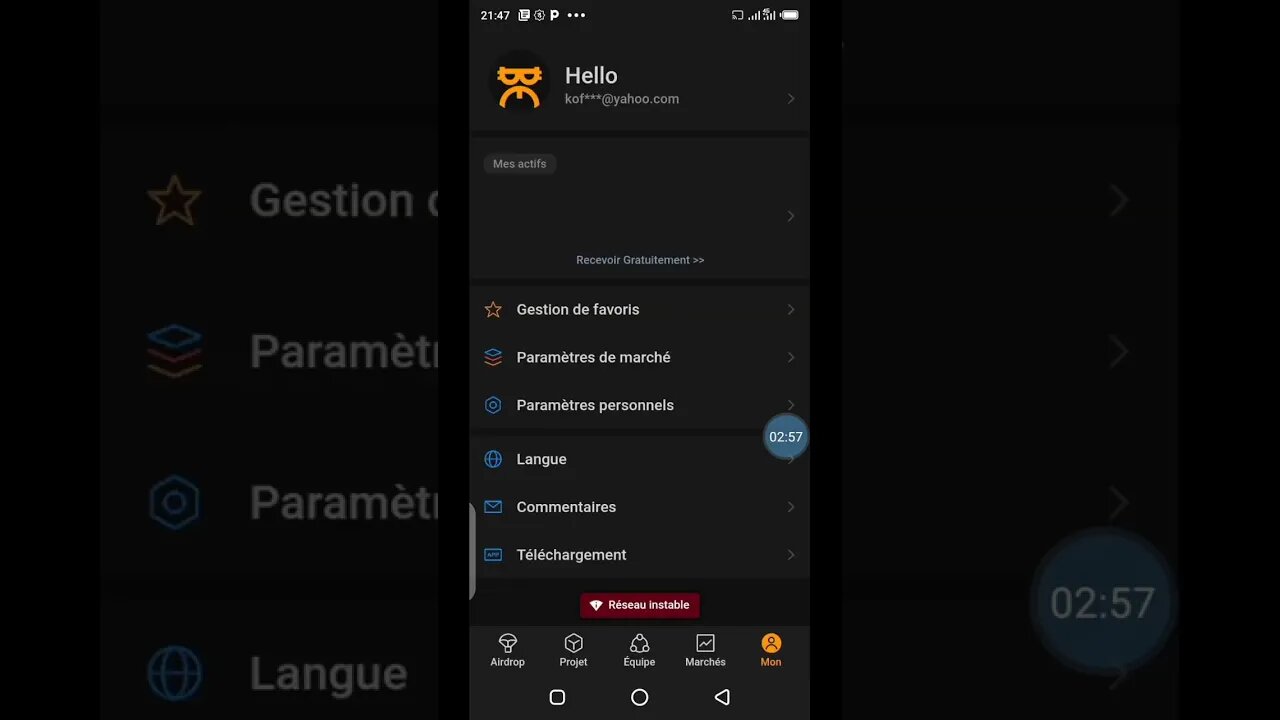 Projet test hash satoshi btcs crypto airdrop gratuit application