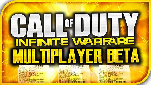 "INFINITE WARFARE BETA" *CONFIRMED!* - "COD 2016 BETA CODES" *LEAKED* - "COD: IW MULTIPLAYER BETA!"