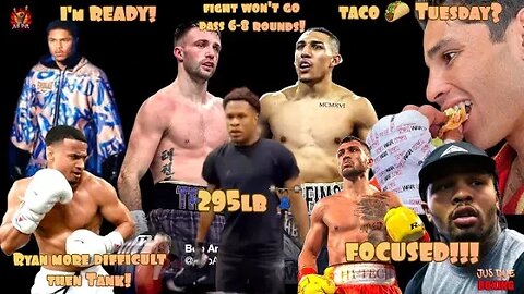 WILL HANDGUN HANEY TRY TO KNOCK LOMA OUT? | RYAN GARCIA EATING TACOS 🌮 🤔 | #davisgarcia #boxing