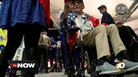 Emotional Honor Flight for San Diego veterans