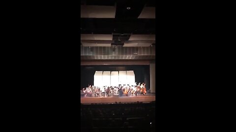 A performance by the North Harford High School orchestra