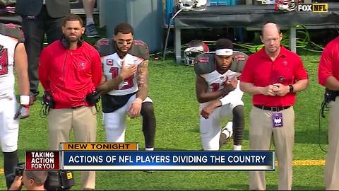 Tampa Bay residents react strongly to actions of NFL players