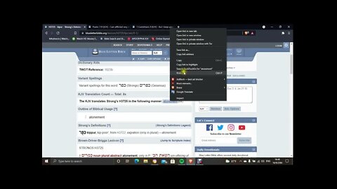 Atonement (Reparation For An Offense)