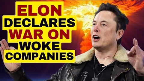 ELON MUSK DECLARES WAR ON WOKE COMPANIES