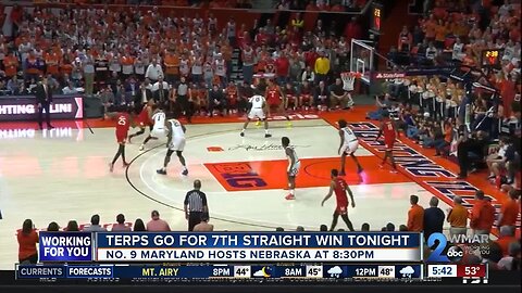 Red hot Terps back home to host Nebraska