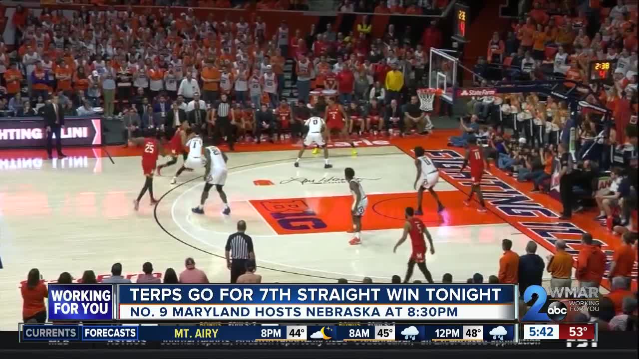 Red hot Terps back home to host Nebraska