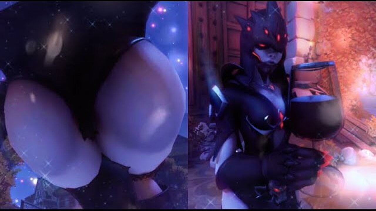 Viewing Ange De La Mort Widowmaker Big Ass Booty Wind Down Emote in Game - Overwatch 2 (18+)