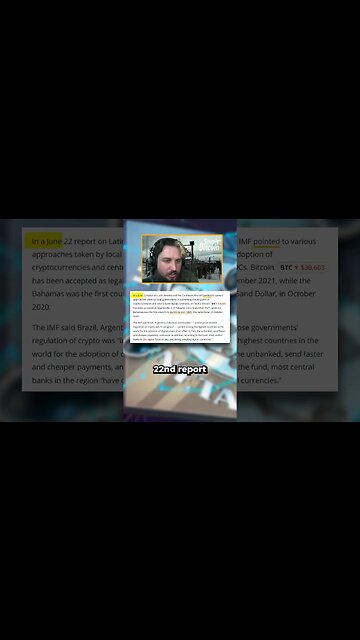 The IMF admits DEFEAT #bitcoin #crypto #shorts