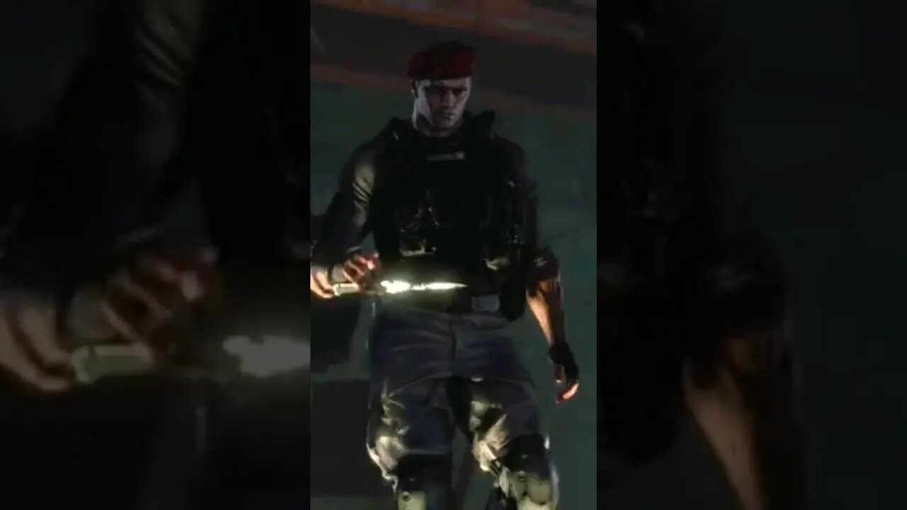 Leon vs Krauser | Só na Facada 🔪 RESIDENT EVIL 4 Remake. #residentevil4remake #short