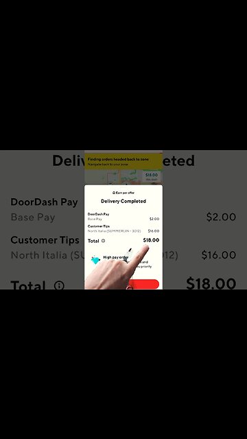 North Italia mini tip #doordash