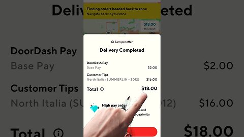 North Italia mini tip #doordash