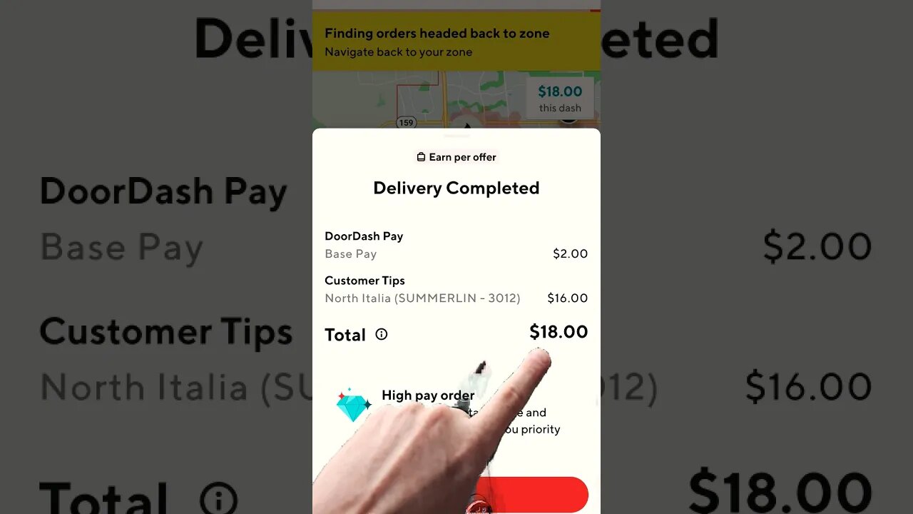 North Italia mini tip #doordash