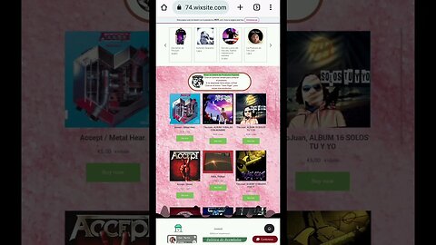 Productos de TitoJuan en Wix