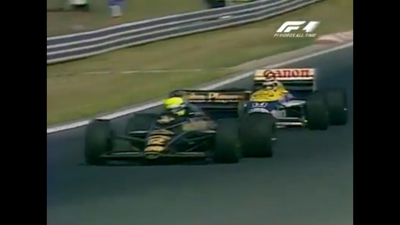 F1 Piquet x Senna - Best Overtake